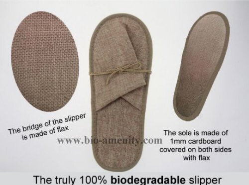 Biodegradable hotel online slippers