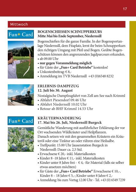 Sommer Info 2017