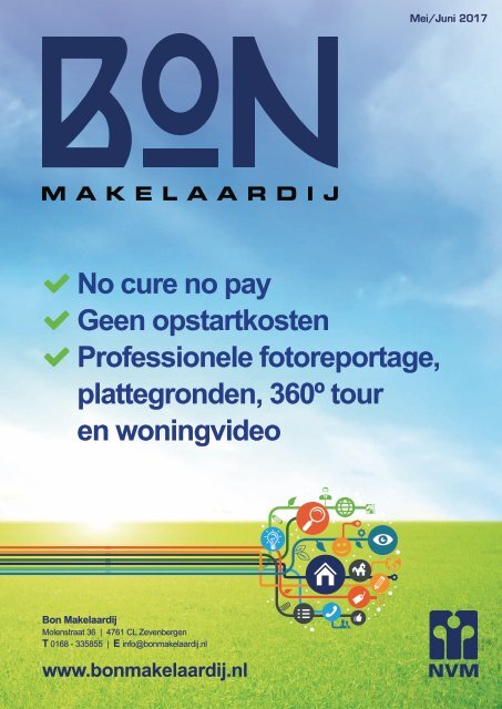 Bon Makelaardij WoonMagazine, #mei/juni 2017