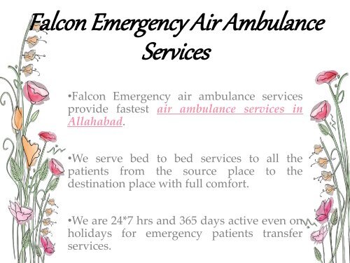 Bed to Bed Complete Transfer by Air Ambulance Service in Allahabad and Patna