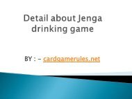 Detail about Jenga drinking game