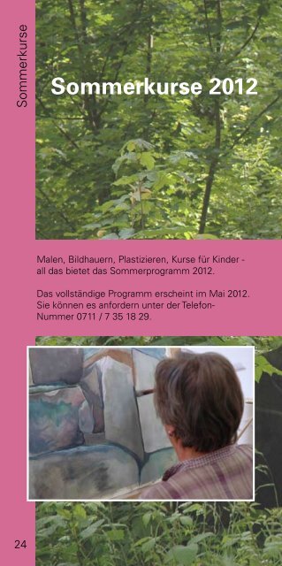 KunstKurse - Kultur Am Kelterberg Vaihingen eV