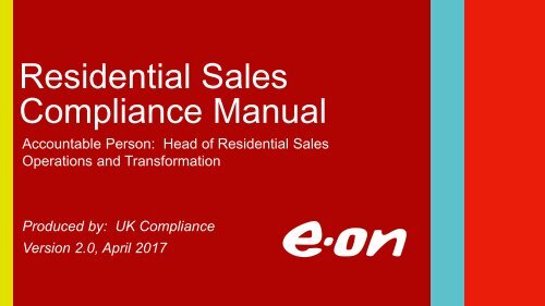 Residential Sales Compliance Manual 2017 v2.0[1]