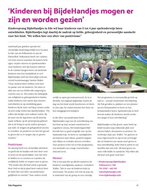 Ede Magazine 2e jaargang nummer 1