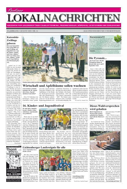 Ausgabe 16.2009 - Berliner Lokalnachrichten