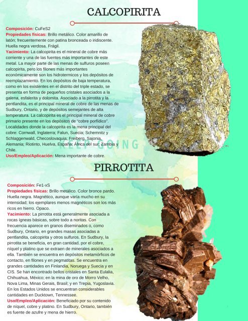 catalogo de mineralogia PREMIUN