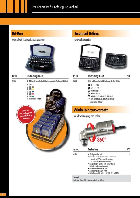 Schub Eurote Gesamtkatalog