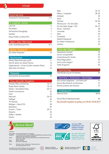 Servisa Extrablatt 201706