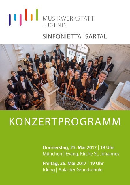 Sinfonietta Isartal, Programmheft Mai 2017