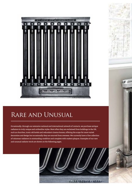 Reclaimed Radiator Brochure