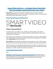 SmartVideo review and (SECRET) $13600 bonus