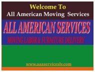 Businesses Moving in Las Vegas|  All American Services