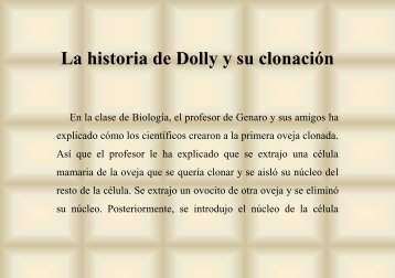 La historia de Dolly y su clonación
