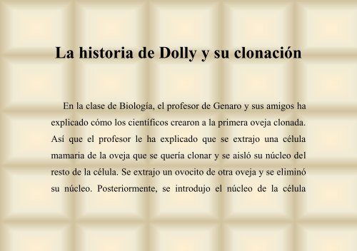 La historia de Dolly y su clonación