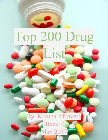 Top 200 Drug  List