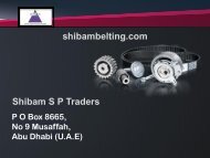 Necessary Car Timing Belts Made By shibambelting.com