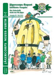 Jubiläums- Ausgabe Jägercorps-Report Jubiläums-Ausgabe Die ...