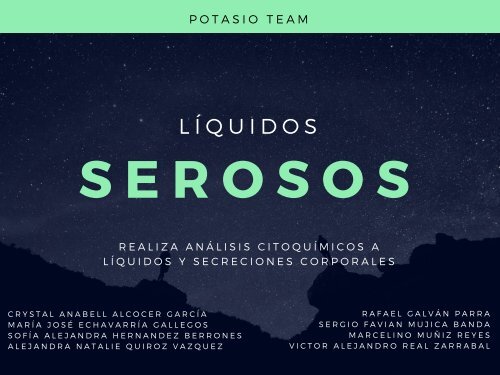 LIQUIDOS SEROSOS