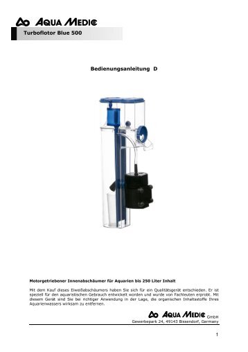 Turboflotor Blue 500 - ZooRoyal GmbH