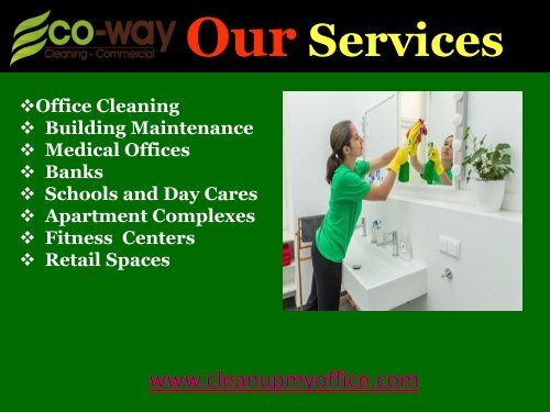 Commercial Cleaning Services New Jersey |ECO-WAY Cleaning Commercial