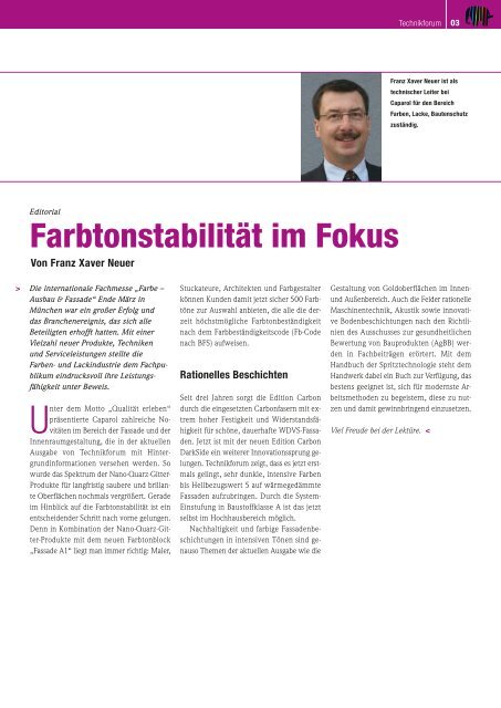 Brillante Fassaden: farbtonstabil und lange sauber Brillante ...