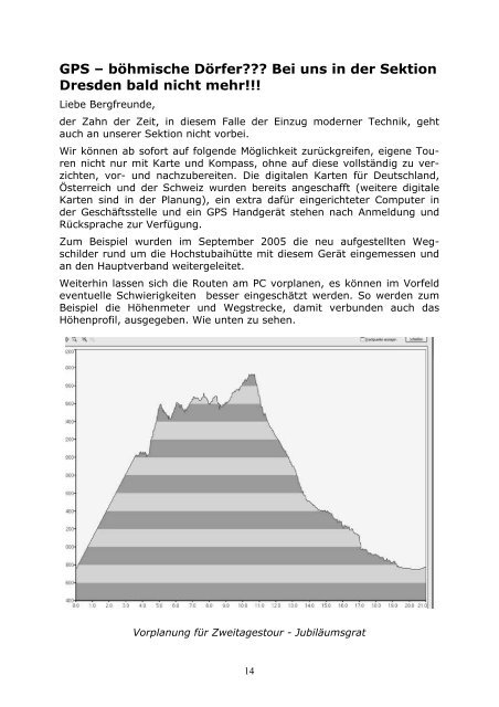 Heft Nr. 16 Juli 2007 - Deutscher Alpenverein Sektion Dresden