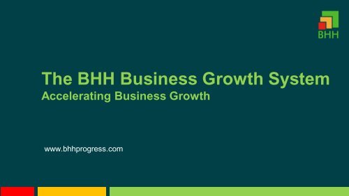 BHH Business Growth System presentation