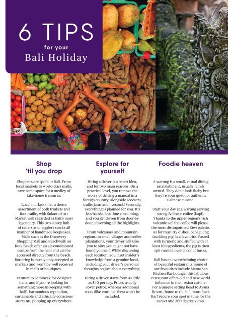 Bali Brochure 2017