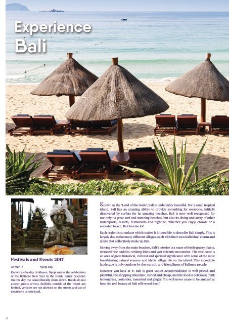 Bali Brochure 2017