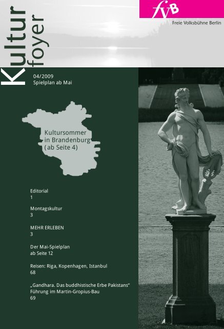 Kultursommer in Brandenburg (ab Seite 4) - Freie Volksbühne Berlin