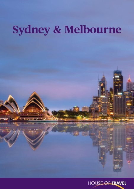 Sydney &amp; Melbourne Brochure 2017