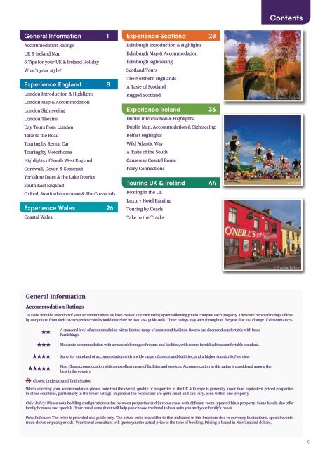 UK &amp; Ireland Brochure 2017