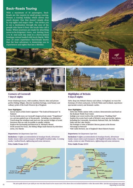 UK &amp; Ireland Brochure 2017