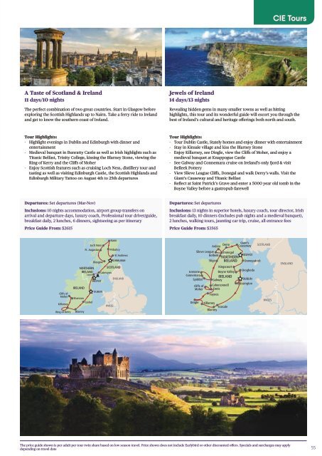 UK &amp; Ireland Brochure 2017