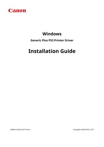 Microsoft PostScript Printer Driver - Windows drivers | Microsoft Docs Canon Generic Ps Printer Driver