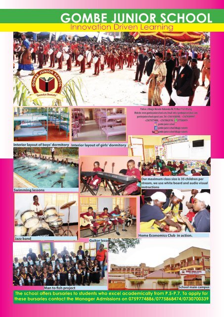 GOMBE HIGH NEWS LETTER TERM 1 2017