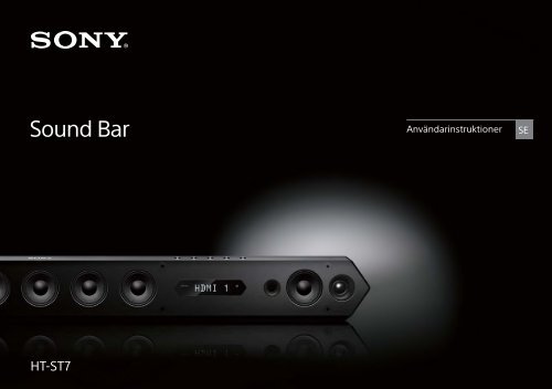 Sony HT-ST7 - HT-ST7 Mode d'emploi Su&eacute;dois