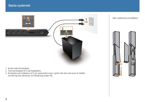 Sony HT-ST7 - HT-ST7 Mode d'emploi Su&eacute;dois