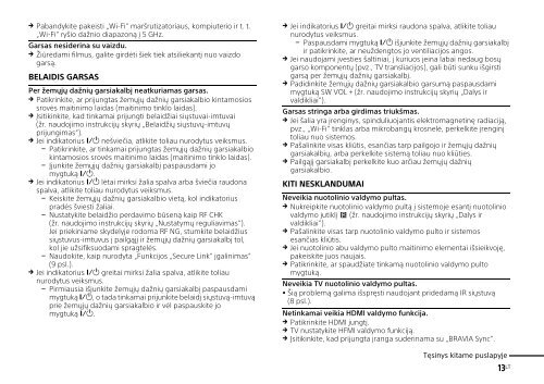 Sony HT-ST7 - HT-ST7 Guide de r&eacute;f&eacute;rence Lituanien