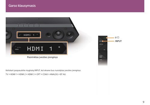 Sony HT-ST7 - HT-ST7 Mode d'emploi Lituanien