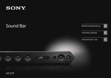 Sony HT-ST7 - HT-ST7 Consignes dâutilisation Allemand
