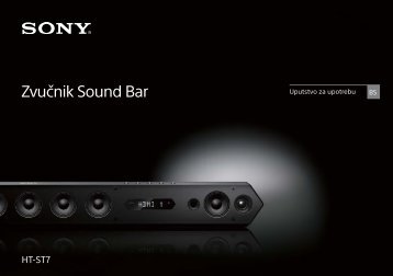 Sony HT-ST7 - HT-ST7 Mode d'emploi Bosniaque