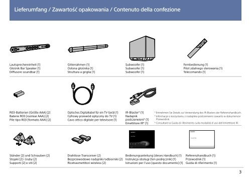 Sony HT-ST7 - HT-ST7 Consignes d&rsquo;utilisation Polonais