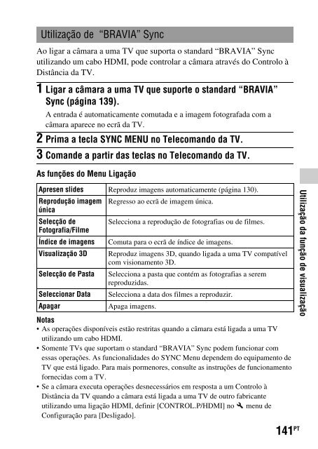 Sony SLT-A35K - SLT-A35K Consignes d&rsquo;utilisation Portugais