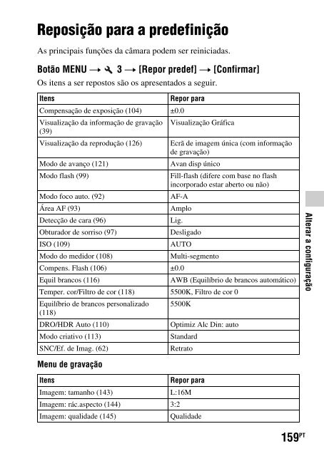 Sony SLT-A35K - SLT-A35K Consignes d&rsquo;utilisation Portugais