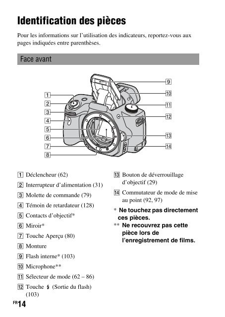 Sony SLT-A35K - SLT-A35K Consignes d&rsquo;utilisation Italien