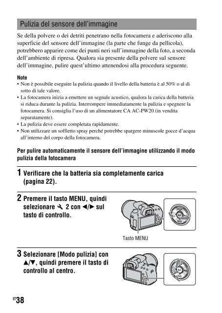 Sony SLT-A35K - SLT-A35K Consignes d&rsquo;utilisation Italien