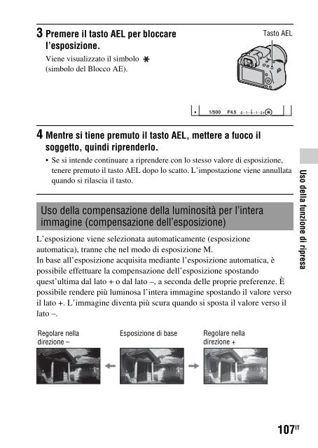 Sony SLT-A35K - SLT-A35K Consignes d&rsquo;utilisation Italien