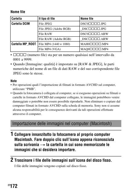 Sony SLT-A35K - SLT-A35K Consignes d&rsquo;utilisation Italien