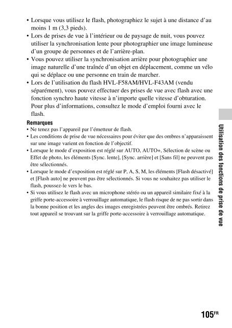 Sony SLT-A35K - SLT-A35K Consignes d&rsquo;utilisation Fran&ccedil;ais